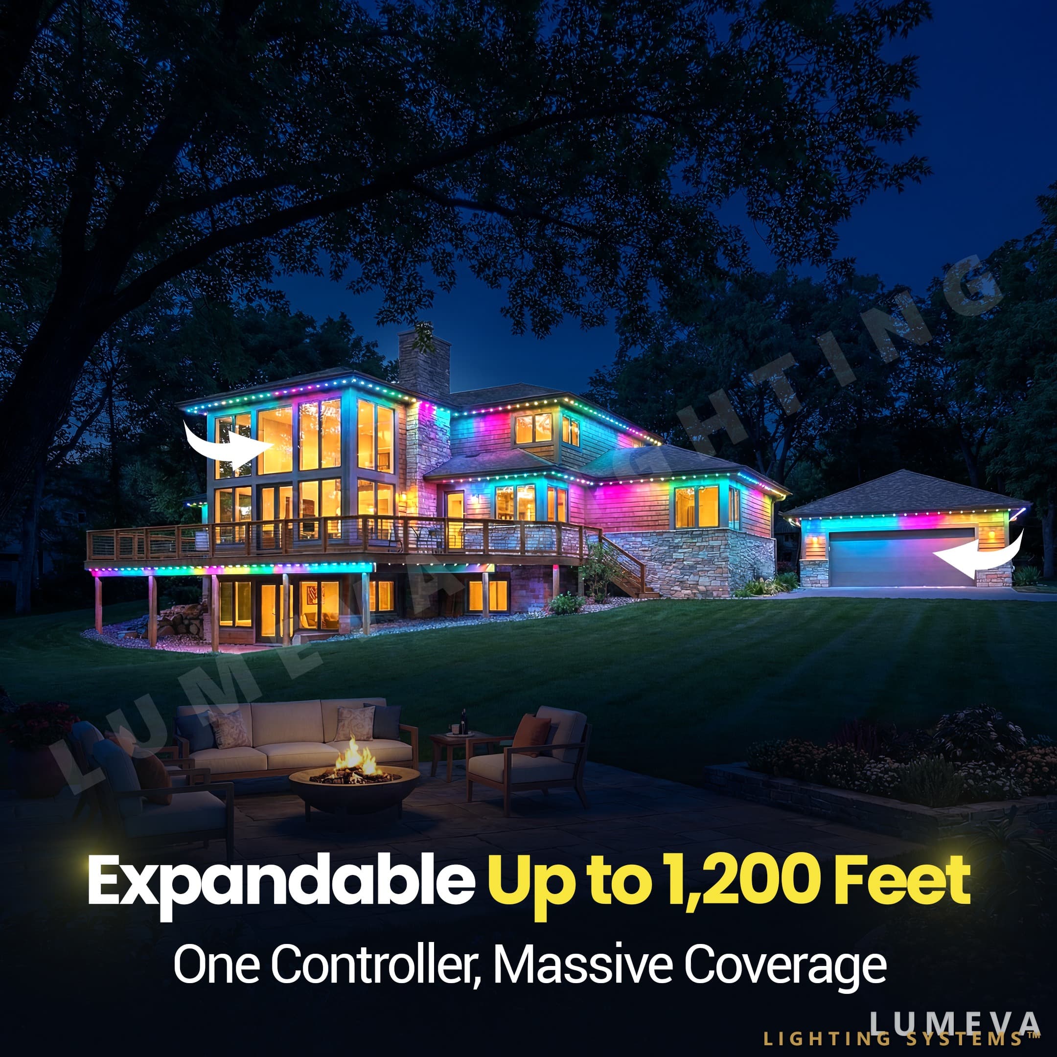 Lumeva Permanent Outdoor Lighting